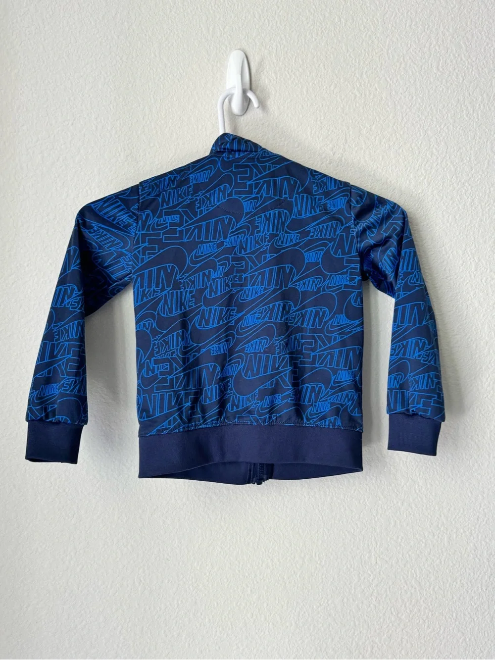 Nike Navy and Royal Blue Kids Zip-Up Jacket